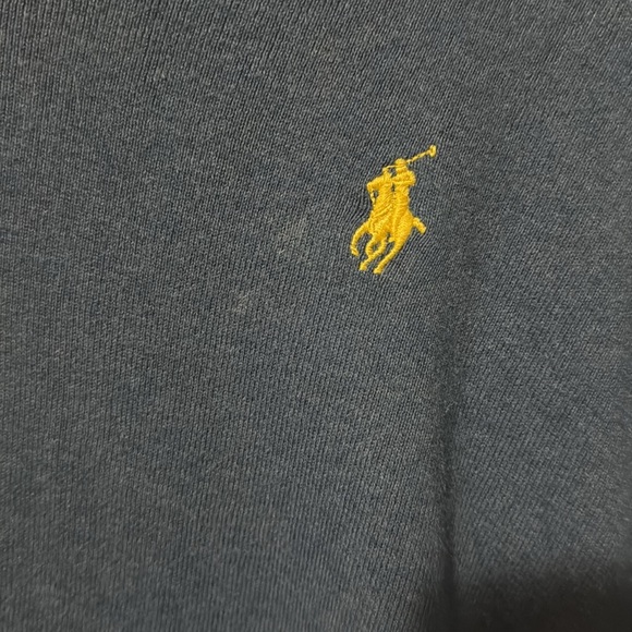 Polo Ralph Lauren Mens 100% Pima Cotton Pullover Sweater Blue XXL Tall EUC - Picture 4 of 7
